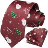 Burgundy Snowman