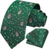 Green Santa Snowflake