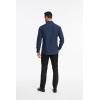 imageHISDERN Mens Dress Shirts Long Sleeve Button Down Shirts for Men Oxford Business Casual Formal Collared Shirt with PocketNavy Blue