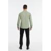 imageHISDERN Mens Dress Shirts Long Sleeve Button Down Shirts for Men Oxford Business Casual Formal Collared Shirt with PocketOlive Green