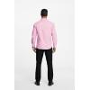 imageHISDERN Mens Dress Shirts Long Sleeve Button Down Shirts for Men Oxford Business Casual Formal Collared Shirt with PocketPink