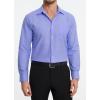 imageHISDERN Mens Dress Shirts Long Sleeve Button Down Shirts for Men Oxford Business Casual Formal Collared Shirt with PocketRoyal Blue