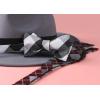imageBow Ties for Men Check Plaid Self Tie Bow Tie and Pocket Square Bowtie Formal Tuxedo Wedding Bowties Handkerchief Set01black  White