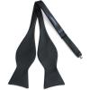 imageBow Ties for Men Check Plaid Self Tie Bow Tie and Pocket Square Bowtie Formal Tuxedo Wedding Bowties Handkerchief Set01black