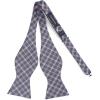 imageBow Ties for Men Check Plaid Self Tie Bow Tie and Pocket Square Bowtie Formal Tuxedo Wedding Bowties Handkerchief SetA03 Pink  Gray