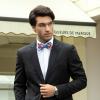 imageBow Ties for Men Check Plaid Self Tie Bow Tie and Pocket Square Bowtie Formal Tuxedo Wedding Bowties Handkerchief SetB07 Yellow  Blue  Red