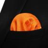 imageBow Ties for Men Check Plaid Self Tie Bow Tie and Pocket Square Bowtie Formal Tuxedo Wedding Bowties Handkerchief SetC04 Orange 1