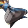 imageBow Ties for Men Check Plaid Self Tie Bow Tie and Pocket Square Bowtie Formal Tuxedo Wedding Bowties Handkerchief SetC06 Yellow  Brown