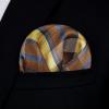 imageBow Ties for Men Check Plaid Self Tie Bow Tie and Pocket Square Bowtie Formal Tuxedo Wedding Bowties Handkerchief SetC07 Brown