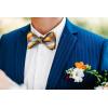 imageBow Ties for Men Check Plaid Self Tie Bow Tie and Pocket Square Bowtie Formal Tuxedo Wedding Bowties Handkerchief SetC09 Orange Yellow Grey