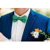 imageBow Ties for Men Check Plaid Self Tie Bow Tie and Pocket Square Bowtie Formal Tuxedo Wedding Bowties Handkerchief SetD03 Dark Green