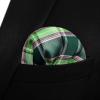 imageBow Ties for Men Check Plaid Self Tie Bow Tie and Pocket Square Bowtie Formal Tuxedo Wedding Bowties Handkerchief SetD04 GreenGrey