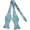 imageBow Ties for Men Check Plaid Self Tie Bow Tie and Pocket Square Bowtie Formal Tuxedo Wedding Bowties Handkerchief SetD05dark Green