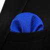 imageBow Ties for Men Check Plaid Self Tie Bow Tie and Pocket Square Bowtie Formal Tuxedo Wedding Bowties Handkerchief SetE01 Royal Blue