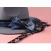 imageBow Ties for Men Check Plaid Self Tie Bow Tie and Pocket Square Bowtie Formal Tuxedo Wedding Bowties Handkerchief SetE03 Light Blue  Navy