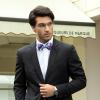 imageBow Ties for Men Check Plaid Self Tie Bow Tie and Pocket Square Bowtie Formal Tuxedo Wedding Bowties Handkerchief SetF05 Purple  Blue