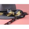 imageBow Ties for Men Check Plaid Self Tie Bow Tie and Pocket Square Bowtie Formal Tuxedo Wedding Bowties Handkerchief SetH01 Yellow Grey