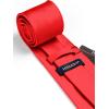 imageHISDERN Mens Solid Color Ties Formal Satin Necktie and Pocket Square Set Classic Wedding Business Tie ampamp HandkerchiefDred2