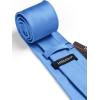 imageHISDERN Mens Solid Color Ties Formal Satin Necktie and Pocket Square Set Classic Wedding Business Tie ampamp HandkerchiefEcornflower Blue