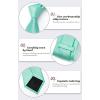 imageHISDERN Mens Solid Color Ties Formal Satin Necktie and Pocket Square Set Classic Wedding Business Tie ampamp HandkerchiefGmint Green