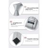 imageHISDERN Mens Solid Color Ties Formal Satin Necktie and Pocket Square Set Classic Wedding Business Tie ampamp HandkerchiefLsilver