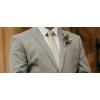 imageHISDERN Mens Solid Color Ties Formal Satin Necktie and Pocket Square Set Classic Wedding Business Tie ampamp HandkerchiefMchampagne