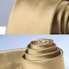 imageHISDERN Mens Solid Color Ties Formal Satin Necktie and Pocket Square Set Classic Wedding Business Tie ampamp HandkerchiefMchampagne