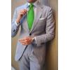 imageHISDERN Mens Ties Solid Color Ties for Men Formal Necktie with Pocket Square Set Satin Silk Neck Tie Handkerchiefs SetBgreen Emerald Bright