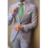imageHISDERN Mens Ties Solid Color Ties for Men Formal Necktie with Pocket Square Set Satin Silk Neck Tie Handkerchiefs SetBgreen Sage Dark