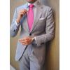 imageHISDERN Mens Ties Solid Color Ties for Men Formal Necktie with Pocket Square Set Satin Silk Neck Tie Handkerchiefs SetEpink Hot