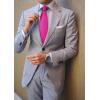 imageHISDERN Mens Ties Solid Color Ties for Men Formal Necktie with Pocket Square Set Satin Silk Neck Tie Handkerchiefs SetEpink Hot1