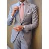 imageHISDERN Mens Ties Solid Color Ties for Men Formal Necktie with Pocket Square Set Satin Silk Neck Tie Handkerchiefs SetEpink Rose Gold