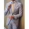 imageHISDERN Mens Ties Solid Color Ties for Men Formal Necktie with Pocket Square Set Satin Silk Neck Tie Handkerchiefs SetFchampagne Beige