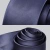imageHISDERN Mens Ties Solid Color Ties for Men Formal Necktie with Pocket Square Set Satin Silk Neck Tie Handkerchiefs SetLgrey Dark