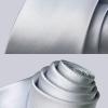 imageHISDERN Mens Ties Solid Color Ties for Men Formal Necktie with Pocket Square Set Satin Silk Neck Tie Handkerchiefs SetMsilver