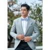 imageHISDERN Bow Ties for Men PreTied Bow Tie Floral Paisley Handkerchief Classic Formal Bowtie and Pocket Square Cufflinks Set02paisley Light Blue