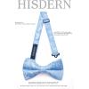 imageHISDERN Bow Ties for Men PreTied Bow Tie Floral Paisley Handkerchief Classic Formal Bowtie and Pocket Square Cufflinks Set02paisley Light Blue