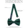 imageHISDERN Bow Ties for Men PreTied Bow Tie Floral Paisley Handkerchief Classic Formal Bowtie and Pocket Square Cufflinks Set03green Plaid