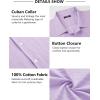 imageHISDERN Mens Casual Button Down Shirt Short Sleeve Cuban Collar Beach Shirts for Men Summer Button Up Guayabera ShirtsFpurple