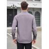 imageHISDERN Mens Dress Shirts Long Sleeve Button Down Shirts for Men Oxford Business Casual Formal Collared Shirt with PocketPurple