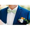 imageHISDERN Bow Ties for Men Solid Mens Bow Tie Pretied Adjustable Bowtie and Pocket Square Cufflinks Set for Wedding Party PromD3 Sage Green