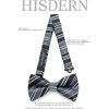 imageHISDERN Bow Ties for Men Solid Mens Bow Tie Pretied Adjustable Bowtie and Pocket Square Cufflinks Set for Wedding Party PromH2black  Grey Striped