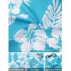 imageHawaiian Shirt for Men Casual Summer Short Sleeve Beach Vacation Aloha Hawaii Button Down Shirt HolidayA1blue