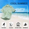 imageHawaiian Shirt for Men Casual Summer Short Sleeve Beach Vacation Aloha Hawaii Button Down Shirt HolidayC1sage Green