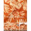 imageHawaiian Shirt for Men Casual Summer Short Sleeve Beach Vacation Aloha Hawaii Button Down Shirt HolidayE1orange