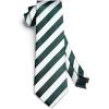 imageHISDERN Mens Tie Striped Ties and Handkerchief Set Business Formal Woven Pocket Square Wedding College Stripe NecktieAgreen White