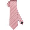 imageHISDERN Mens Tie Striped Ties and Handkerchief Set Business Formal Woven Pocket Square Wedding College Stripe NecktieBpink3