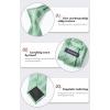 imageHISDERN Mens Tie Striped Ties and Handkerchief Set Business Formal Woven Pocket Square Wedding College Stripe NecktieCgreen2
