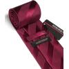 imageHISDERN Mens Tie Striped Ties and Handkerchief Set Business Formal Woven Pocket Square Wedding College Stripe NecktieCred