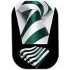 imageHISDERN Mens Tie Striped Ties and Handkerchief Set Business Formal Woven Pocket Square Wedding College Stripe NecktieAgreen White